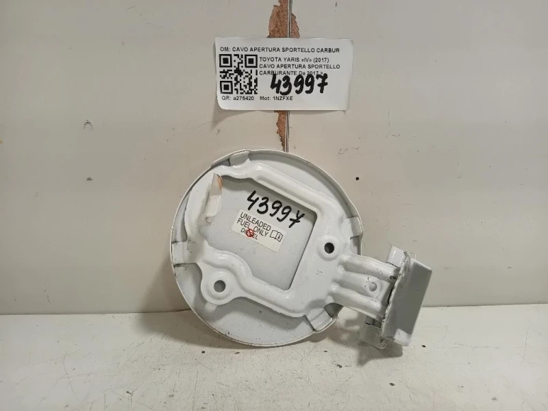 Copertura Sportello Carburante APERTURA SPORTELLO CARBURANTE Toyota Yaris IV 2017