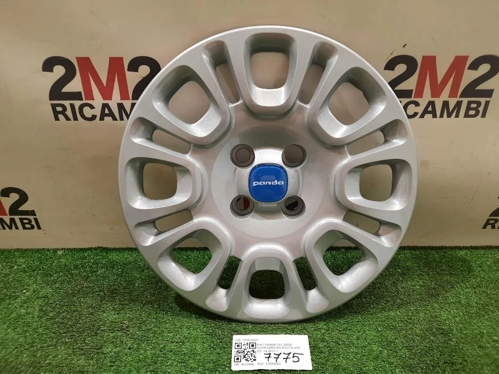 Copricerchio Ruota ANT DX 735518425 Fiat Panda III 2012