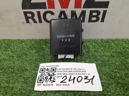 Centralina Chiusura Centralizzata 954301Y800 Kia Picanto III 2011