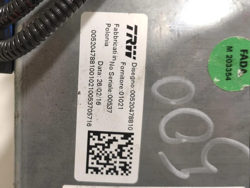 Piantone Sterzo 00520478810 Fiat 500X 2015