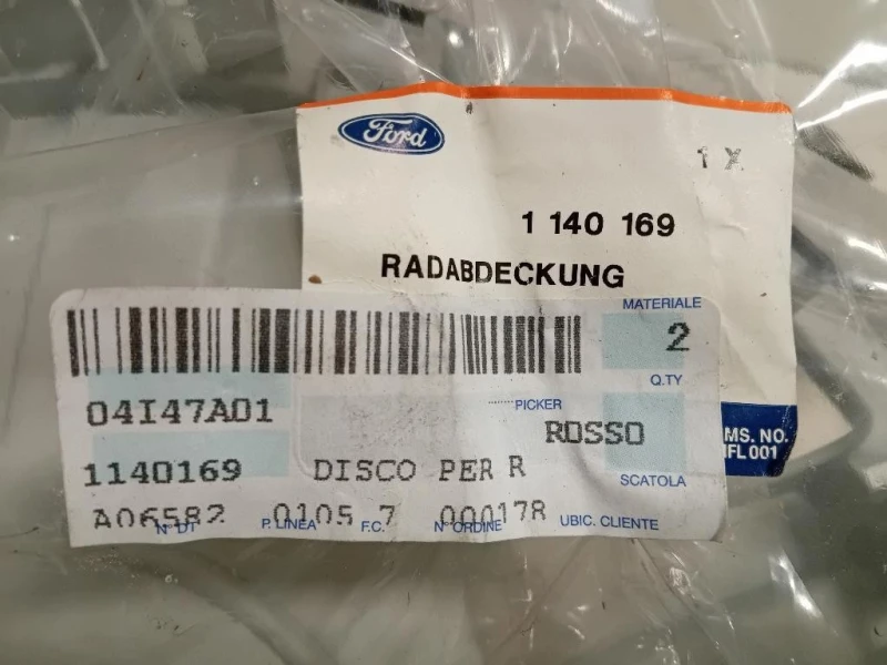 Copricerchio Ruota ANT SX 1140169 Ford Fiesta V 2002