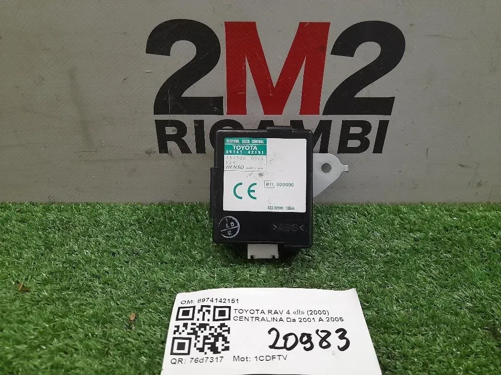 Centralina Chiusura Centralizzata 8974142151 Toyota RAV 4 II 2000