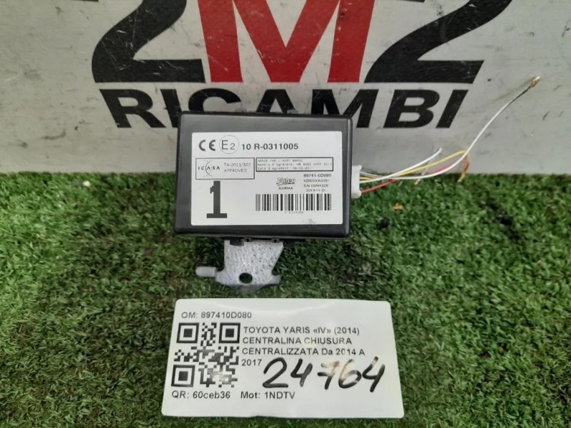 Centralina Chiusura Centralizzata 897410D080 Toyota Yaris IV 2014