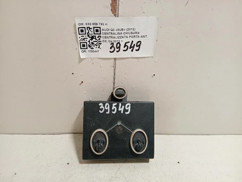 Centralina Chiusura Centralizzata Porta ANT DX 8X0 959 793 H Audi Q3 8UB 2012