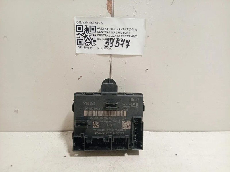 Centralina Chiusura Centralizzata Porta ANT SX 4M1 959 593 D Audi A6 4GD Avant 2016