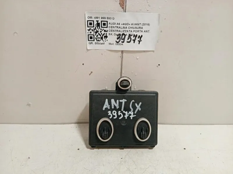 Centralina Chiusura Centralizzata Porta ANT SX 4M1 959 593 D Audi A6 4GD Avant 2016