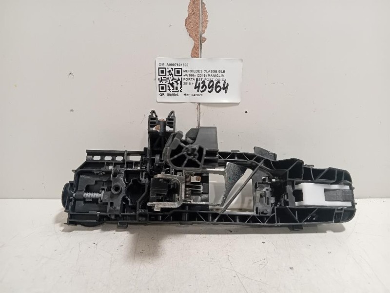Maniglia Porta EST POST DX A0997601800 Mercedes Classe GLE W166 2015