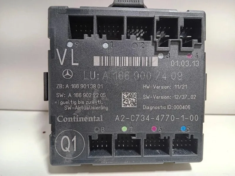 Centralina Chiusura Centralizzata Porta ANT SX A1669007409 CHIUSURA CENTRALIZZATA Mercedes Classe ML W166 2012