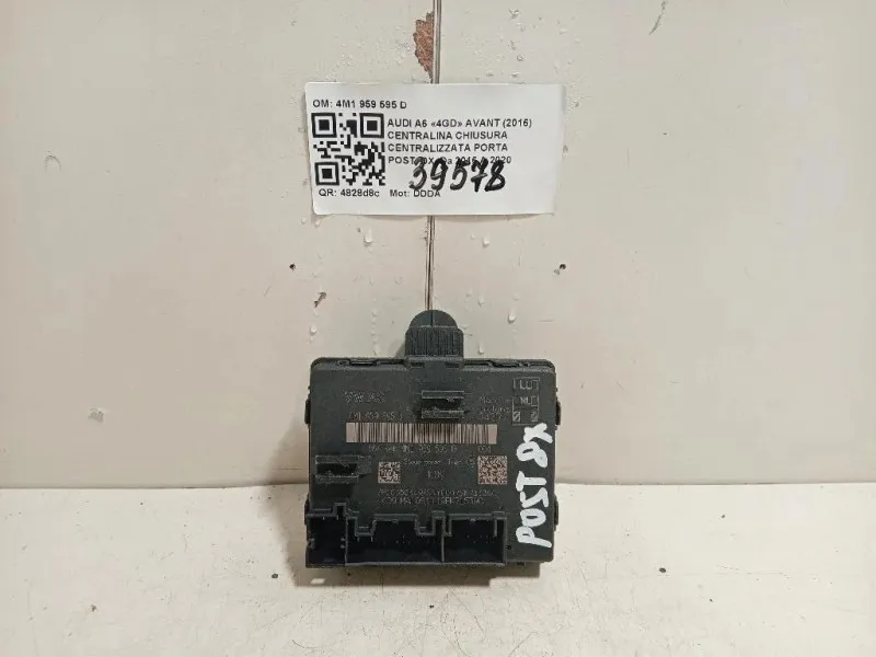 Centralina Chiusura Centralizzata Porta POST DX 4M1 959 595 D Audi A6 4GD Avant 2016