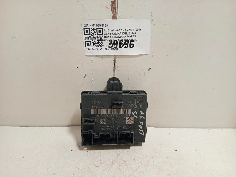 Centralina Chiusura Centralizzata Porta POST SX 4M1 959 595J Audi A6 4GD Avant 2016