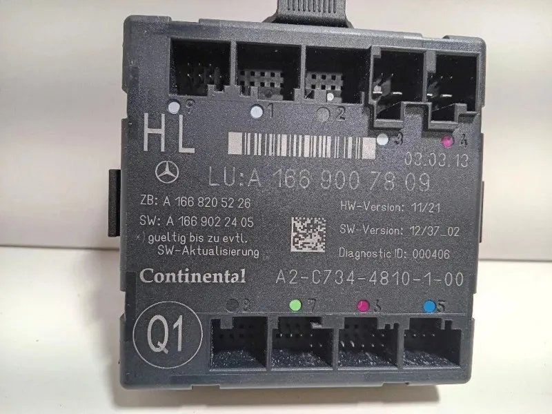 Centralina Chiusura Centralizzata Porta POST SX A1669007809 Mercedes Classe ML W166 2012