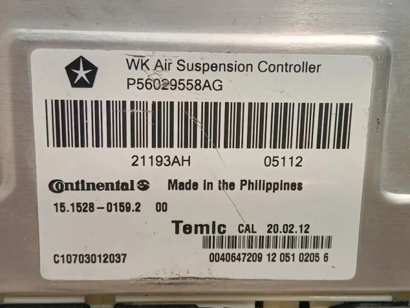 Centralina Comando Sospensioni P56029558AG Jeep Grand Cherokee IV 2011