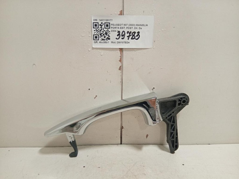 Maniglia Porta EST POST DX 1401128177 Peugeot 807 2003