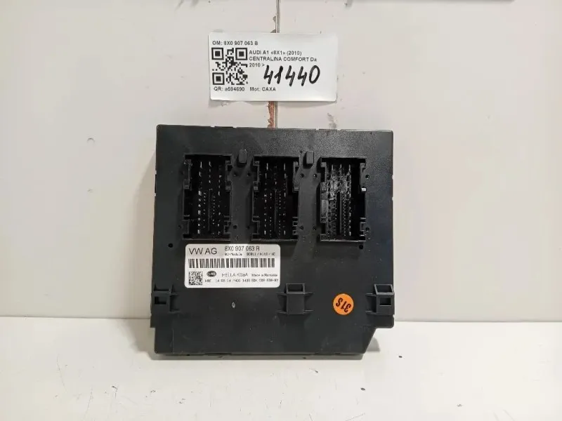 Centralina Comfort 8X0 907 063 B Audi A1 8X1 2010