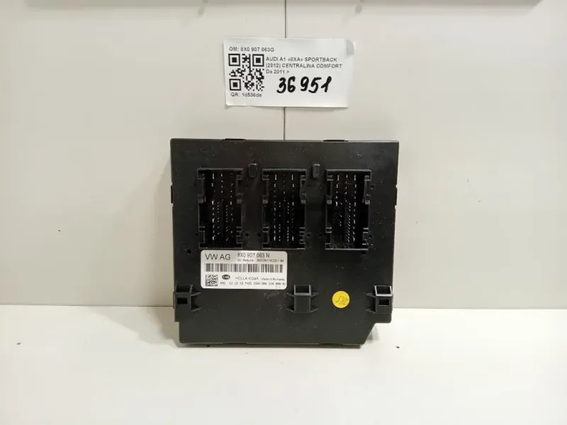 Centralina Comfort 8X0 907 063G Audi A1 8XA Sportback 2012
