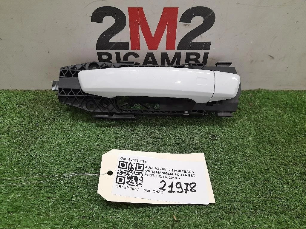 Maniglia Porta EST POST SX 8V0839885 Audi A3 8VF Sportback 2016