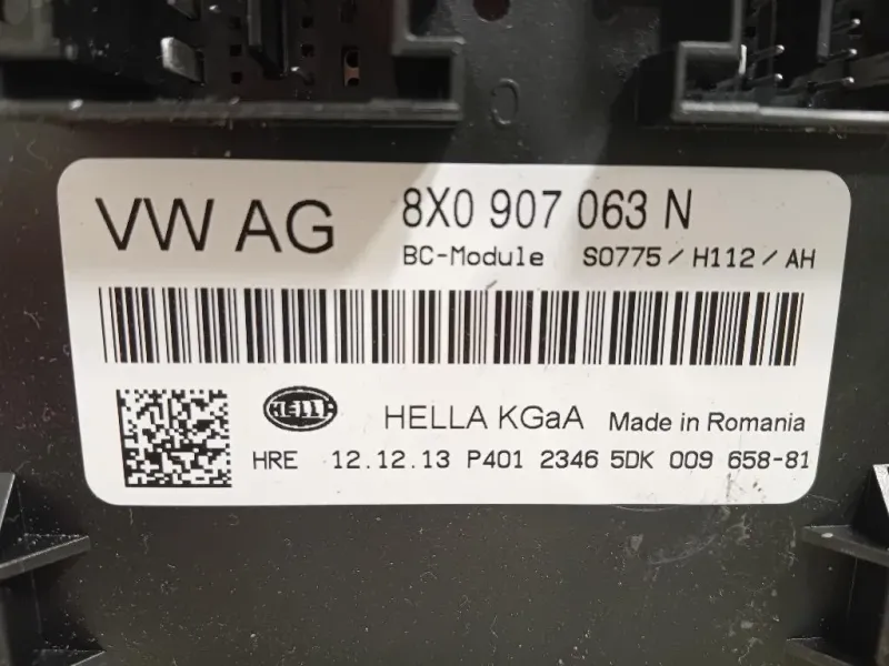 Centralina Comfort 8X0 907 063G Audi A1 8XA Sportback 2012