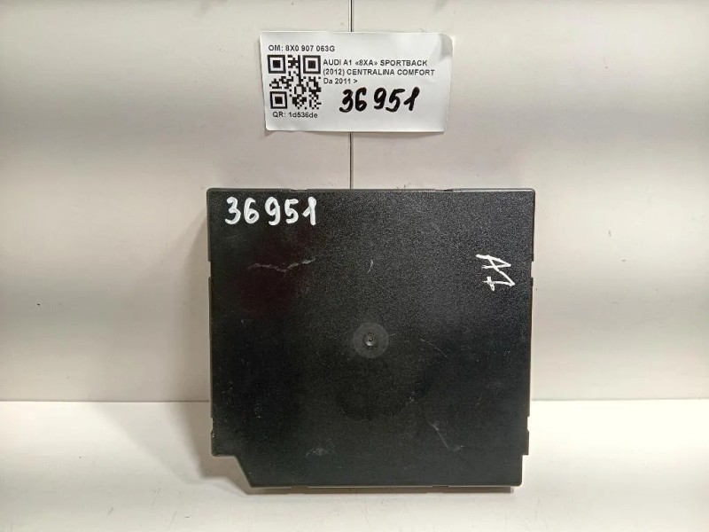 Centralina Comfort 8X0 907 063G Audi A1 8XA Sportback 2012