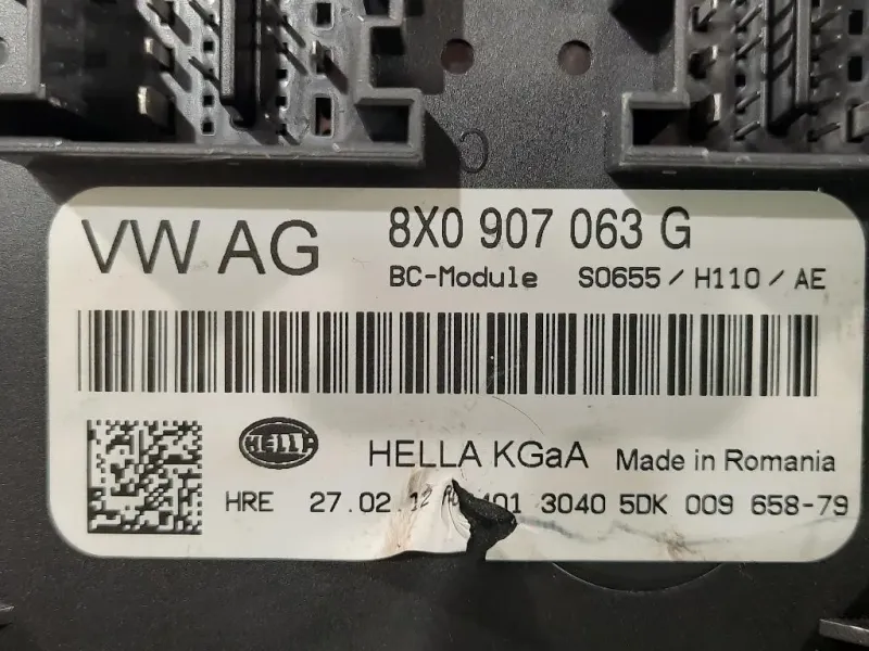 Centralina Comfort 8X0 907 063G Audi A1 8XA Sportback 2012