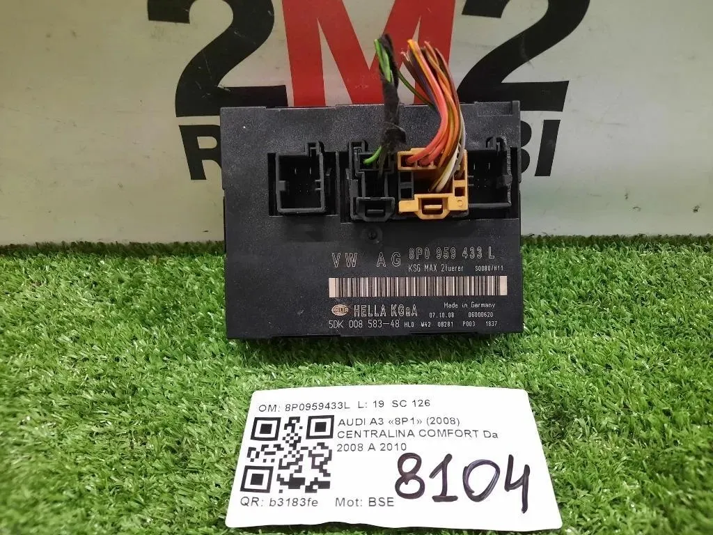 Centralina Comfort 8P0959433L Audi A3 8P1 2008