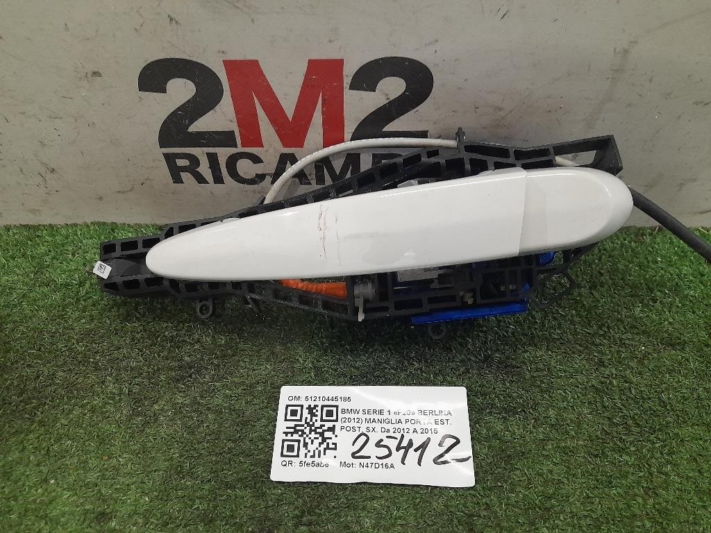Maniglia Porta EST POST SX 51210445185 Bmw Serie 1 F20 Berlina 2012