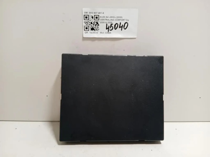 Centralina Comfort 8K0 907 461 A Audi A4 8K2 2008