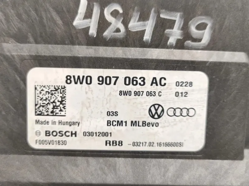 Centralina Comfort 8W0907063AC Audi A4 8W2 2015