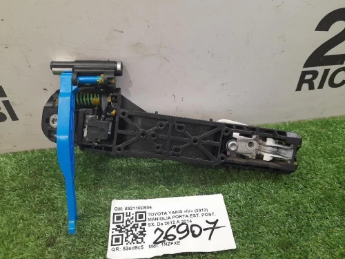 Maniglia Porta EST POST SX 692110D904 Toyota Yaris IV 2012