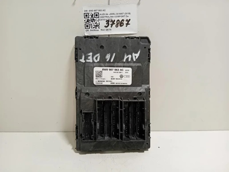 Centralina Comfort 8W0907063AC Audi A4 8W5 Avant 2015