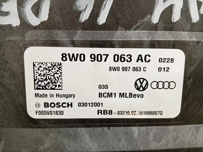 Centralina Comfort 8W0907063AC Audi A4 8W5 Avant 2015