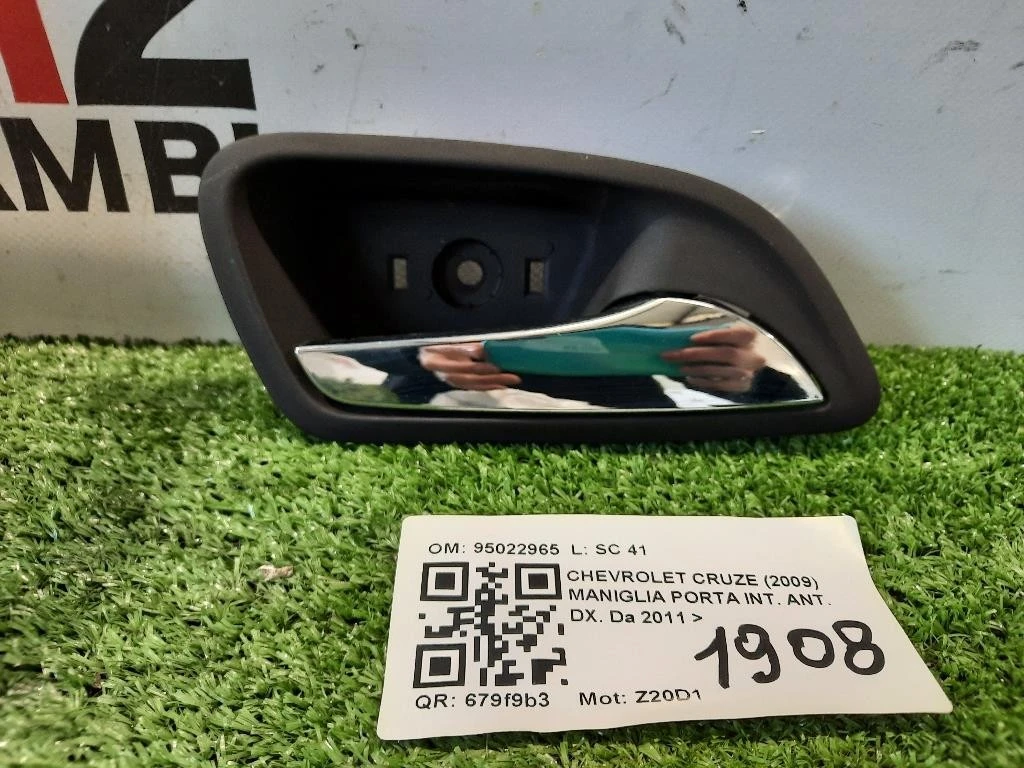 Maniglia Porta INT ANT DX 95022965 Chevrolet Cruze 2009