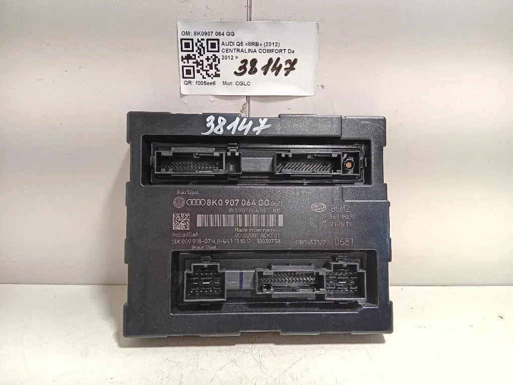 Centralina Comfort 8K0907 064 GG Audi Q5 8RB 2012