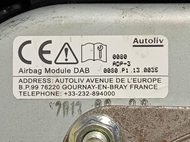 Air-bag Guidatore 61646180 Ssangyong Korando III 2011