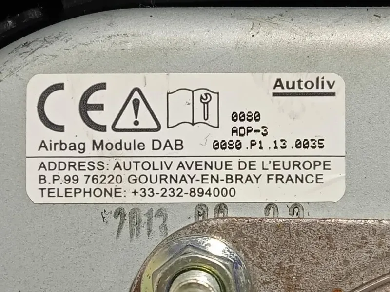 Air-bag Guidatore 61646180 Ssangyong Korando III 2011