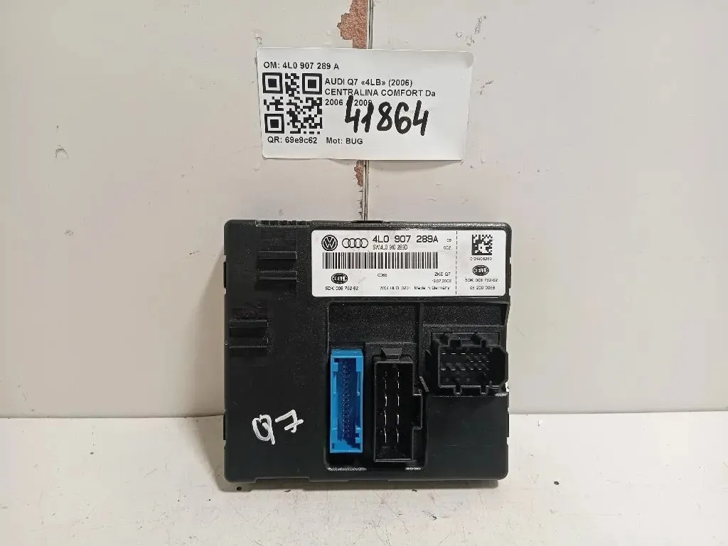 Centralina Comfort 4L0 907 289 A Audi Q7 4LB 2006