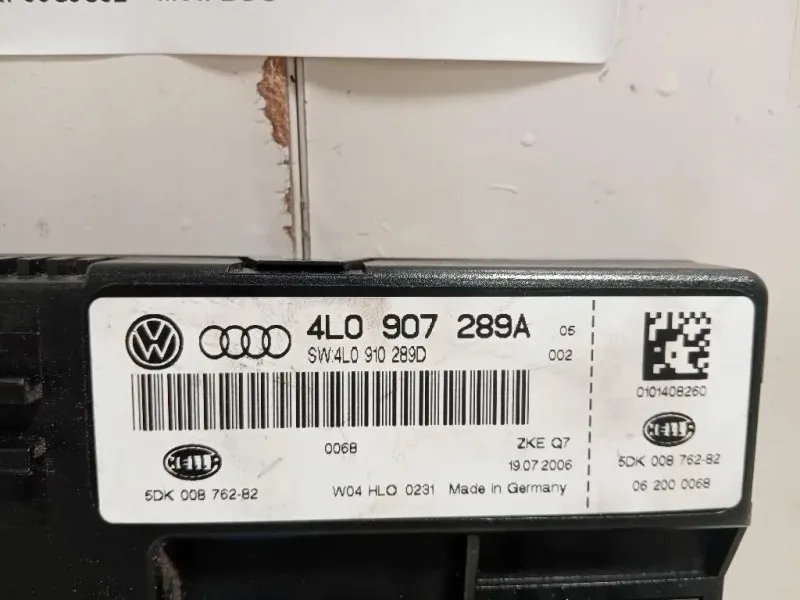 Centralina Comfort 4L0 907 289 A Audi Q7 4LB 2006