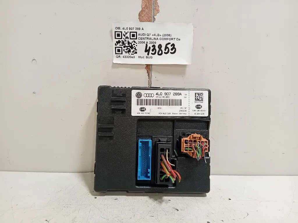 Centralina Comfort 4L0 907 289 A Audi Q7 4LB 2006