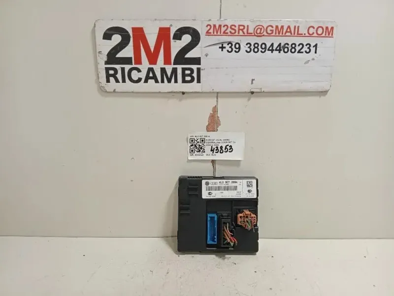 Centralina Comfort 4L0 907 289 A Audi Q7 4LB 2006