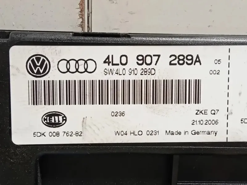 Centralina Comfort 4L0 907 289 A Audi Q7 4LB 2006