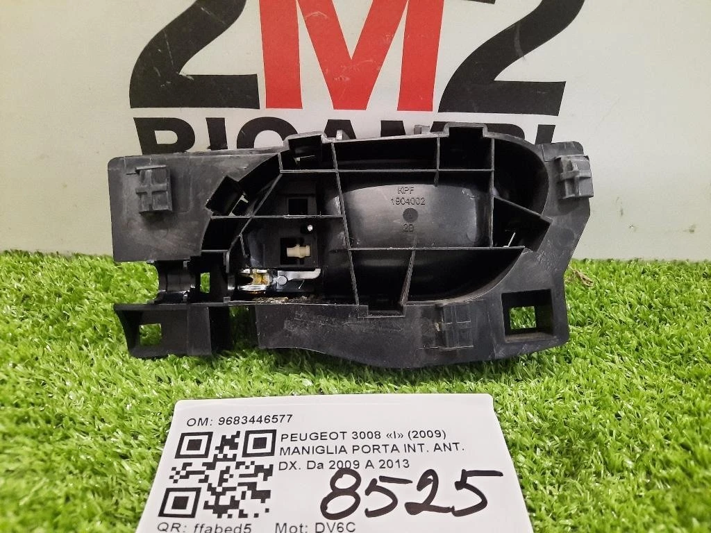 Maniglia Porta INT ANT DX 9683446577 Peugeot 3008 I 2009