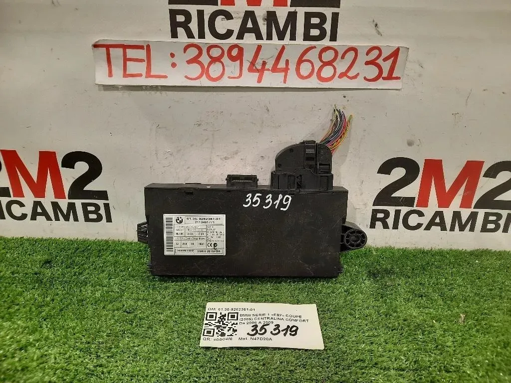 Centralina Comfort 6135-9262361-01 Bmw Serie 1 E82 Coupe 2005