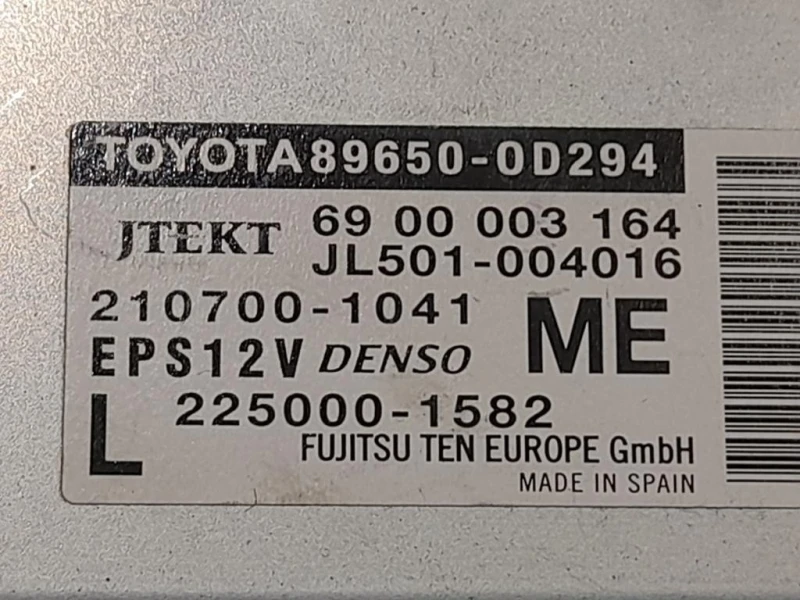 Piantone Sterzo JJ301-002130 Toyota Yaris IV 2014