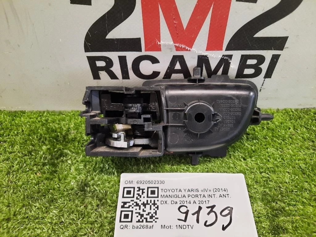 Maniglia Porta INT ANT DX 6920502330 Toyota Yaris IV 2014