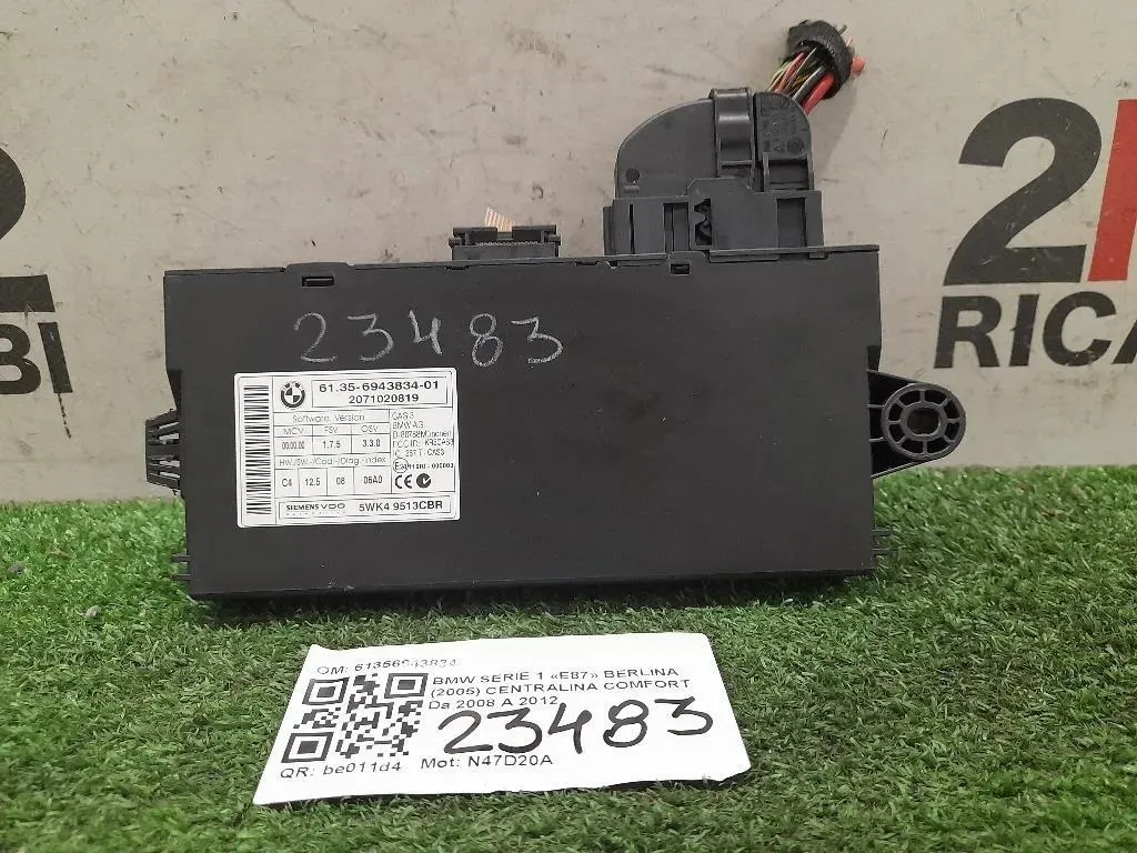 Centralina Comfort 61356943834 Bmw Serie 1 E87 Berlina 2005