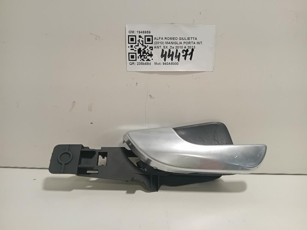Maniglia Porta INT ANT SX MANIGLIA INTERNA ORIGINALE Alfa Romeo Giulietta 2010