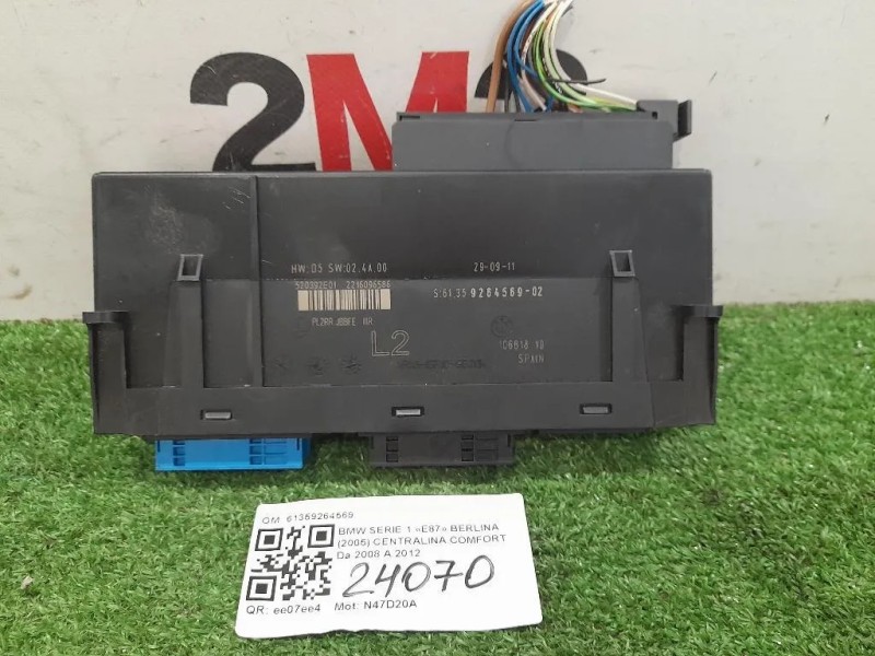 Centralina Comfort 61359264569 Bmw Serie 1 E87 Berlina 2005