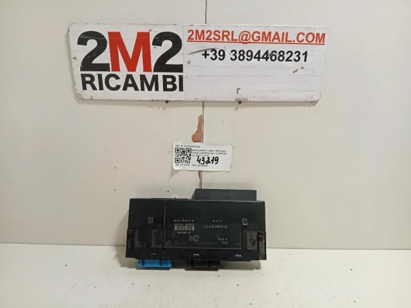 Centralina Comfort 6135 9229878-02 Bmw Serie 1 E87 Berlina 2005