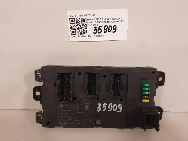 Centralina Comfort 6135-9329702-01 Bmw Serie 1 F20 Berlina 2012