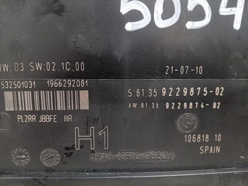 Centralina Comfort 922987502 Bmw Serie 3 E90 Berlina 2005