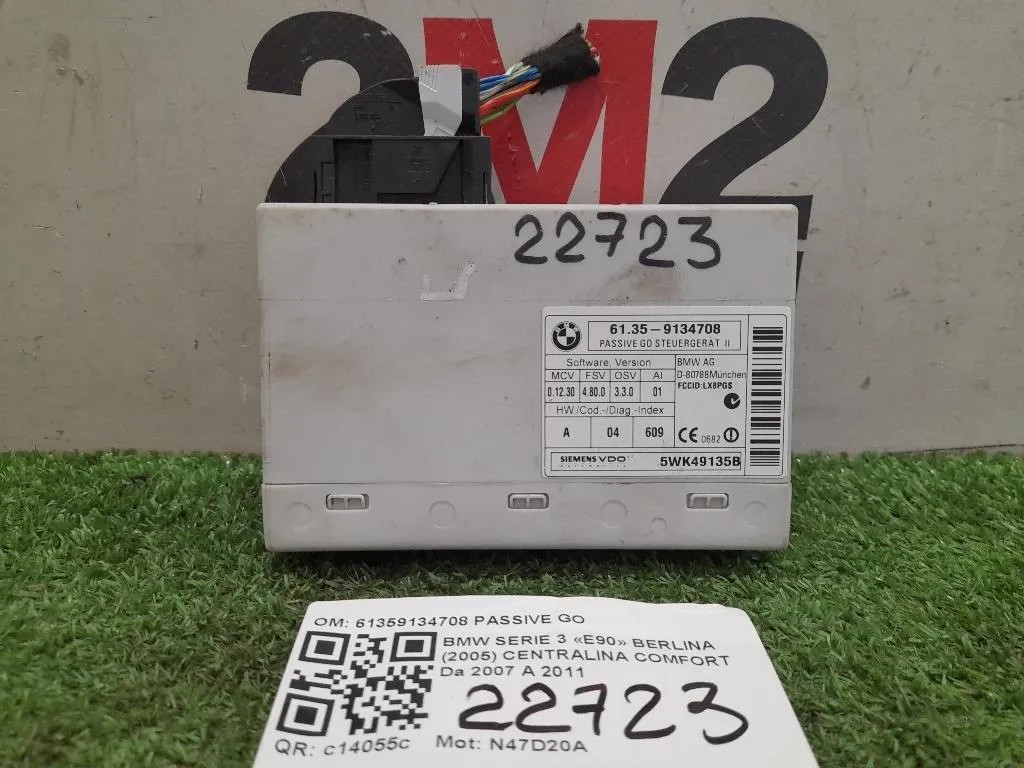 Centralina Comfort 61359134708 PASSIVE GO Bmw Serie 3 E90 Berlina 2005